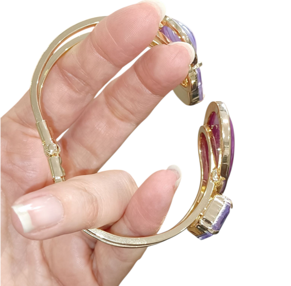 Bracciale Orchidea Lilla - immagine 2