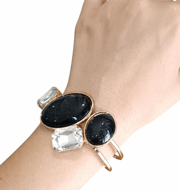 Bracciale Orchidea Nero